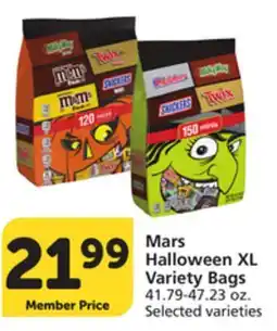 Albertsons Mars Halloween XL Variety Bags offer