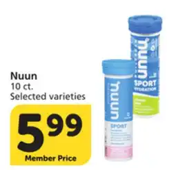 Albertsons Nuun offer