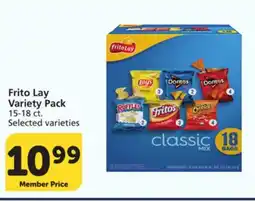 Albertsons Frito Lay Variety Pack offer