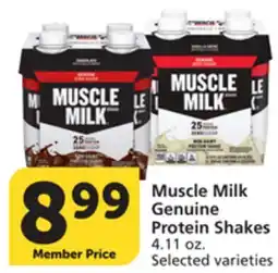 Albertsons Muscle Milk Genuine Protein Shakes offer