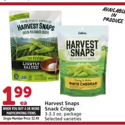 Albertsons Harvest Snaps Snack Crisps offer