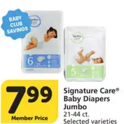 Albertsons Signature Care Baby Diapers Jumbo offer