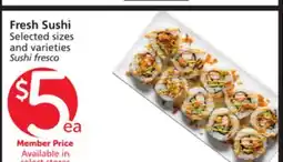 Albertsons Fresh Sushi offer
