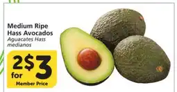 Albertsons Medium Ripe Hass Avocados offer