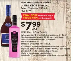 Ralphs New Amsterdam Vodka offer