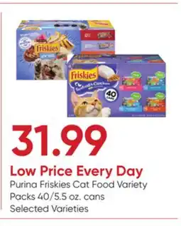Stater Bros Purina Friskies Cat Food Variety Packs offer