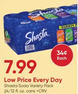 Stater Bros Shasta Soda offer