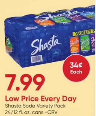 Stater Bros Shasta Soda offer