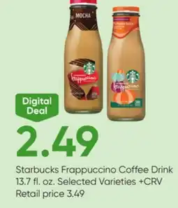Stater Bros Starbucks Frappuccino Coffee Drink offer