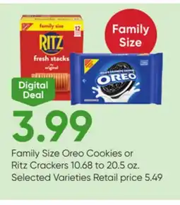 Stater Bros Oreo Cookies or Ritz Crackers offer