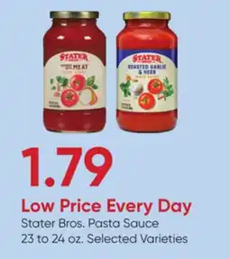 Stater Bros Stater Bros. Pasta Sauce offer