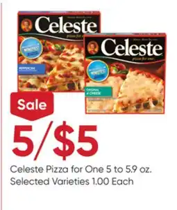 Stater Bros Celeste Pizza for One offer
