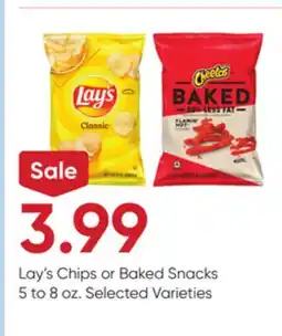 Stater Bros Lay's Chips or Baked Snacks offer