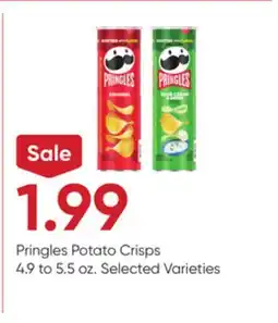 Stater Bros Pringles Potato Crisps offer
