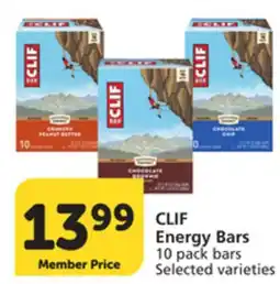Vons CLIF Energy Bars offer
