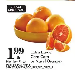 Pavilions Extra Large Cara Cara or Navel Oranges offer