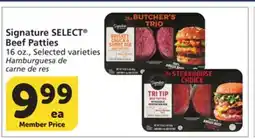 Vons Signature SELECT Beef Patties offer