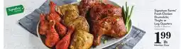 Pavilions Signature Farms Fresh Chicken Drumsticks, Thighs or Leg Quarters offer