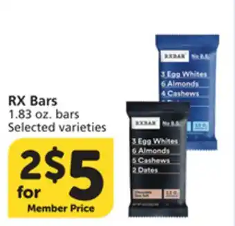 Pavilions RX Bars offer
