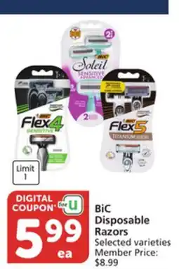 Pavilions BiC Disposable Razors offer