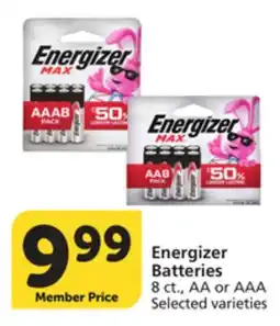 Pavilions Energizer Batteries offer