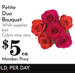 Pavilions Petite Duo Bouquet offer
