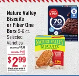 Smart & Final Nature Valley Biscuits or Fiber One Bars offer