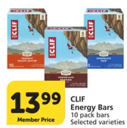 Pavilions CLIF Energy Bars offer