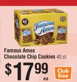 Smart & Final Famous Amos Chocolate Chip Cookies offer