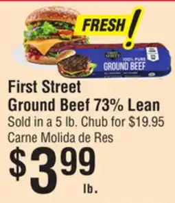 Smart & Final First Street Ground Beef offer