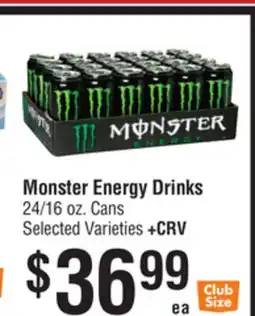 Smart & Final Monster Energy Drinks offer