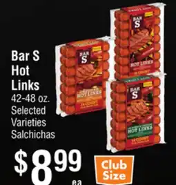 Smart & Final Bar S Hot Links offer