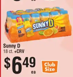 Smart & Final Sunny D offer