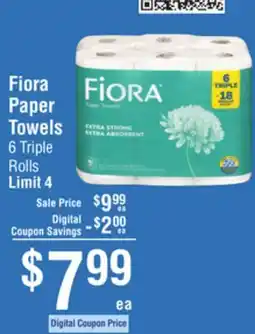 Smart & Final Fiora Paper Towels offer