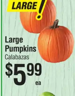 Smart & Final Large Pumpkins offer