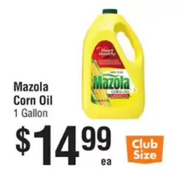 Smart & Final Mazola Corn Oil offer