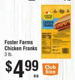 Smart & Final Foster Farms Chicken Franks offer