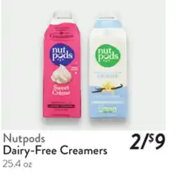 Fresh Thyme Nutpods Dairy-Free Creamers offer