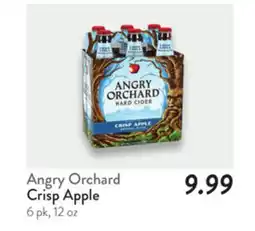 Fresh Thyme Angry Orchard Crisp Apple offer