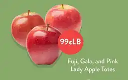 Fresh Thyme Fuji, Gala, and Pink Lady Apple Totes offer