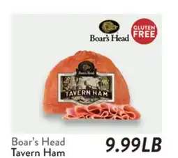 Fresh Thyme Boar's Head Tavern Ham offer