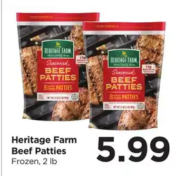 Food 4 Less Heritage Farm Beef Patties offer
