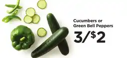 Food 4 Less Cucumbers or Green Bell Peppers offer