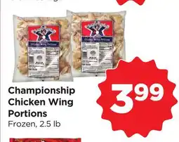 Food 4 Less Championship Chicken Wing Portions offer