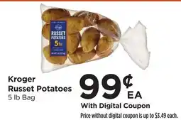 Food 4 Less Kroger Russet Potatoes offer