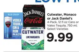 Food 4 Less Cutwater, Monaco or Jack Daniel's offer