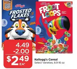 Food 4 Less Kellogg's Cereal offer