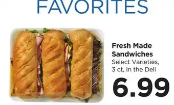 Food 4 Less Fresh Made Sandwiches offer