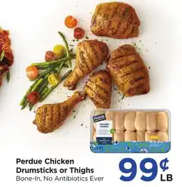 Food 4 Less Perdue Chicken Drumsticks or Thighs offer