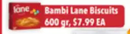 Tony’s Fresh Market Bambi Lane Biscuits offer